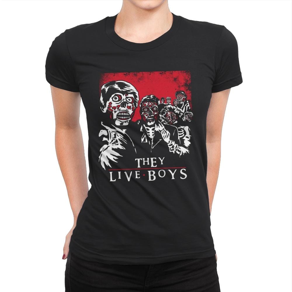They Live Boys - Womens Premium T-Shirts RIPT Apparel Small / Black