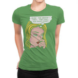They Say He Shot First - Womens Premium T-Shirts RIPT Apparel Small / Kelly