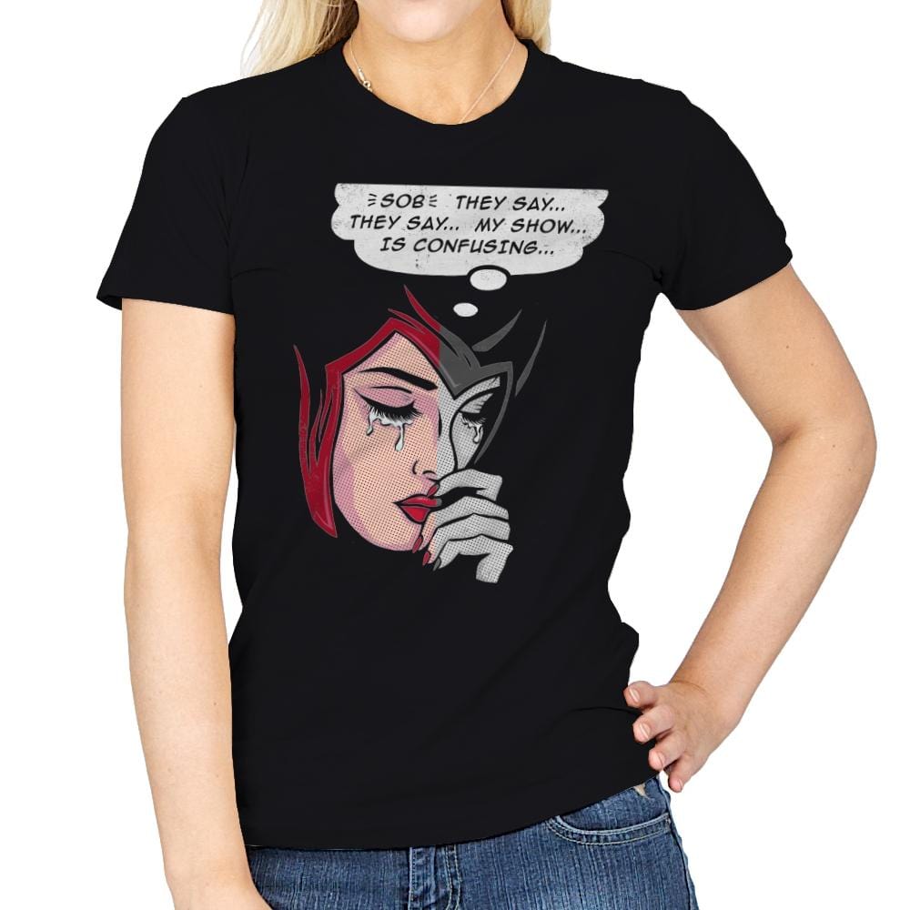 They say It Is Confusing - Womens T-Shirts RIPT Apparel Small / Black