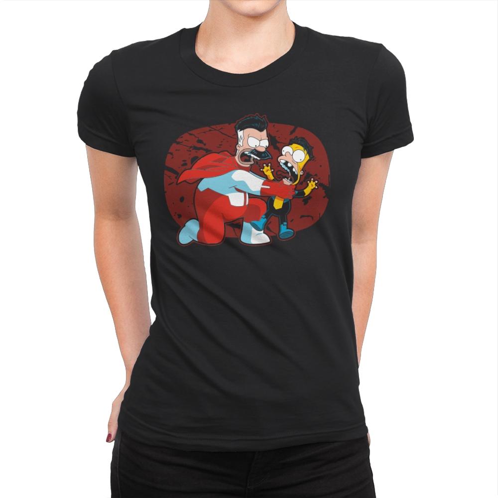 Think! You Little.. - Womens Premium T-Shirts RIPT Apparel Small / Black