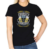 Thirsty Thorsday Exclusive - Womens T-Shirts RIPT Apparel Small / Black
