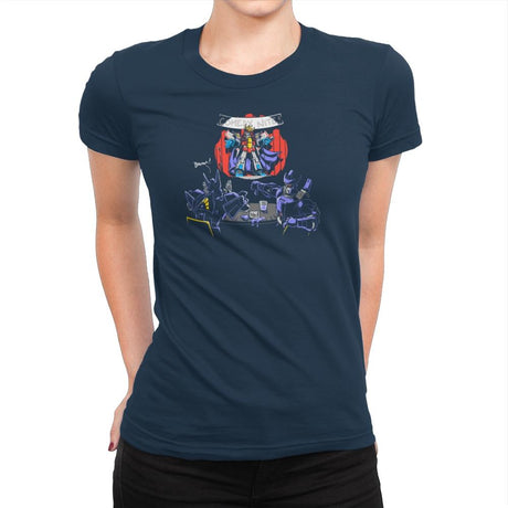 This is Bad Comedy - 80s Blaarg - Womens Premium T-Shirts RIPT Apparel Small / Midnight Navy