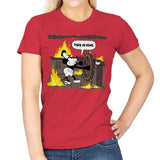 This is Fine - Steamboat Willie - Womens T-Shirts RIPT Apparel Small / Red