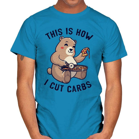 This Is How I Cut My Carbs - Mens T-Shirts RIPT Apparel Small / Sapphire