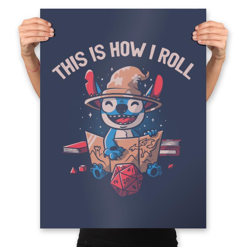This is How I Roll - Prints Posters RIPT Apparel 18x24 / Navy