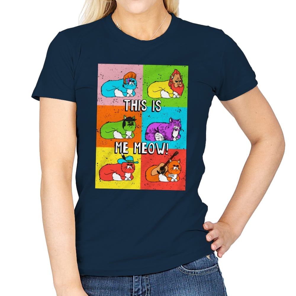 This Is Me Meow - Womens T-Shirts RIPT Apparel Small / Navy