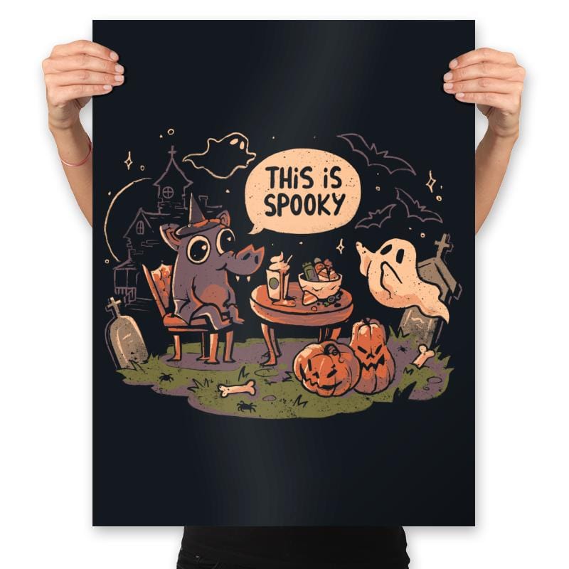 This is Spooky - Prints Posters RIPT Apparel 18x24 / Black