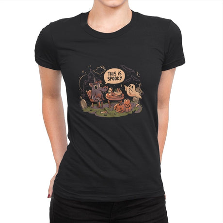 This is Spooky - Womens Premium T-Shirts RIPT Apparel Small / Black