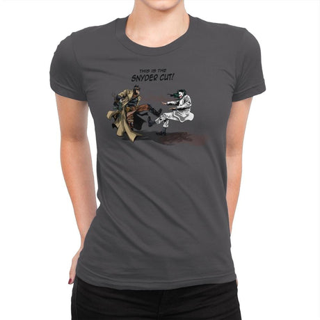 This is The Cut! - Womens Premium T-Shirts RIPT Apparel Small / Heavy Metal