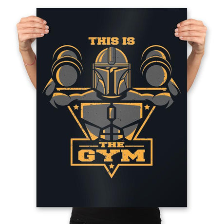 This is the Gym - Prints Posters RIPT Apparel 18x24 / Black