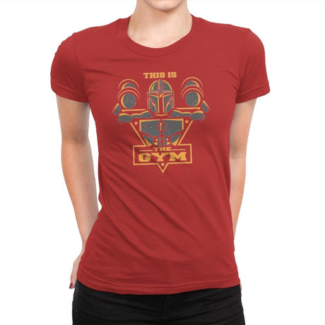 This is the Gym - Womens Premium T-Shirts RIPT Apparel Small / Red