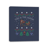 This Is The Sleigh - Canvas Wraps Canvas Wraps RIPT Apparel 11x14 / Navy