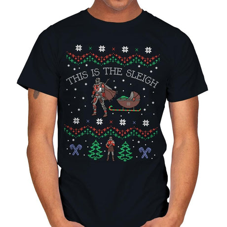 This Is The Sleigh - Mens T-Shirts RIPT Apparel Small / Black