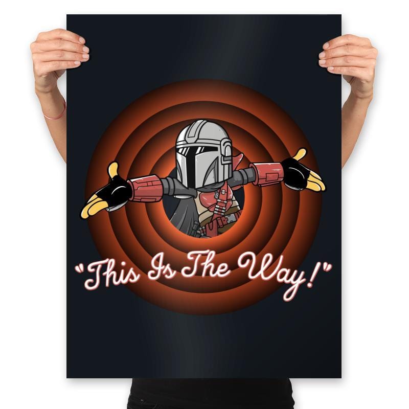 This Is The Way - Prints Posters RIPT Apparel 18x24 / Black
