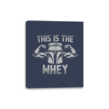 This Is The Whey - Canvas Wraps Canvas Wraps RIPT Apparel 8x10 / Navy