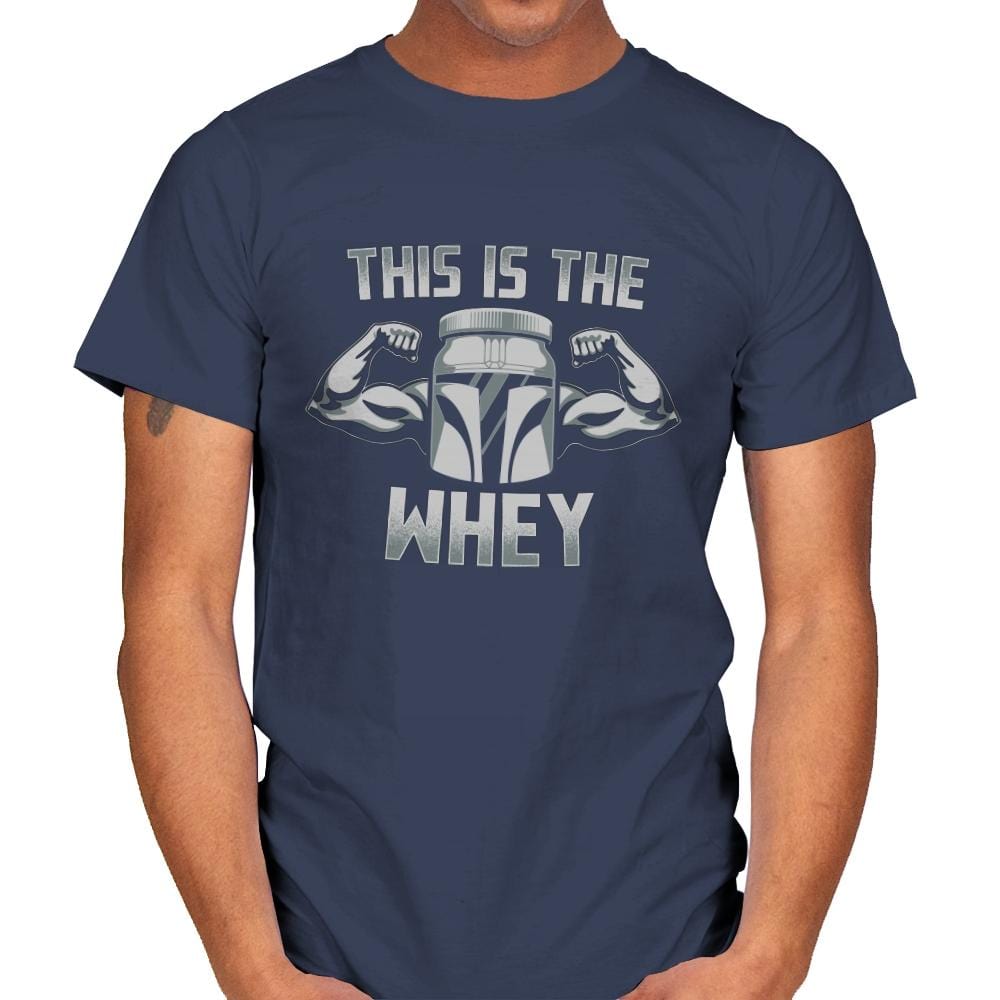 This Is The Whey - Mens T-Shirts RIPT Apparel Small / Navy