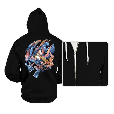 Thoughts Escaping - Hoodies Hoodies RIPT Apparel Small / Black