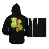 Three Broly Moon - Hoodies Hoodies RIPT Apparel
