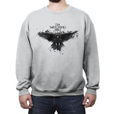 Three eyed raven - Crew Neck Sweatshirt Crew Neck Sweatshirt RIPT Apparel Small / Sport Gray