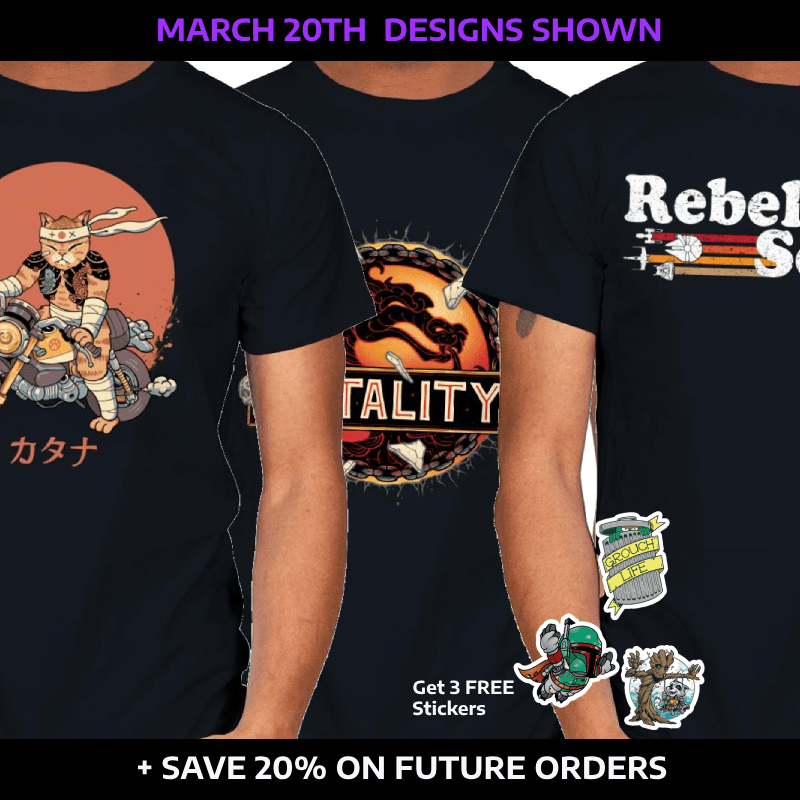 Three Premium Tees Monthly Subscription RIPT Apparel