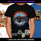 Three Premium Tees Monthly Subscription RIPT Apparel