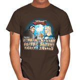 Throne Fighter IV - Mens T-Shirts RIPT Apparel Small / Dark Chocolate