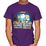 Throne Fighter IV - Mens T-Shirts RIPT Apparel Small / Purple