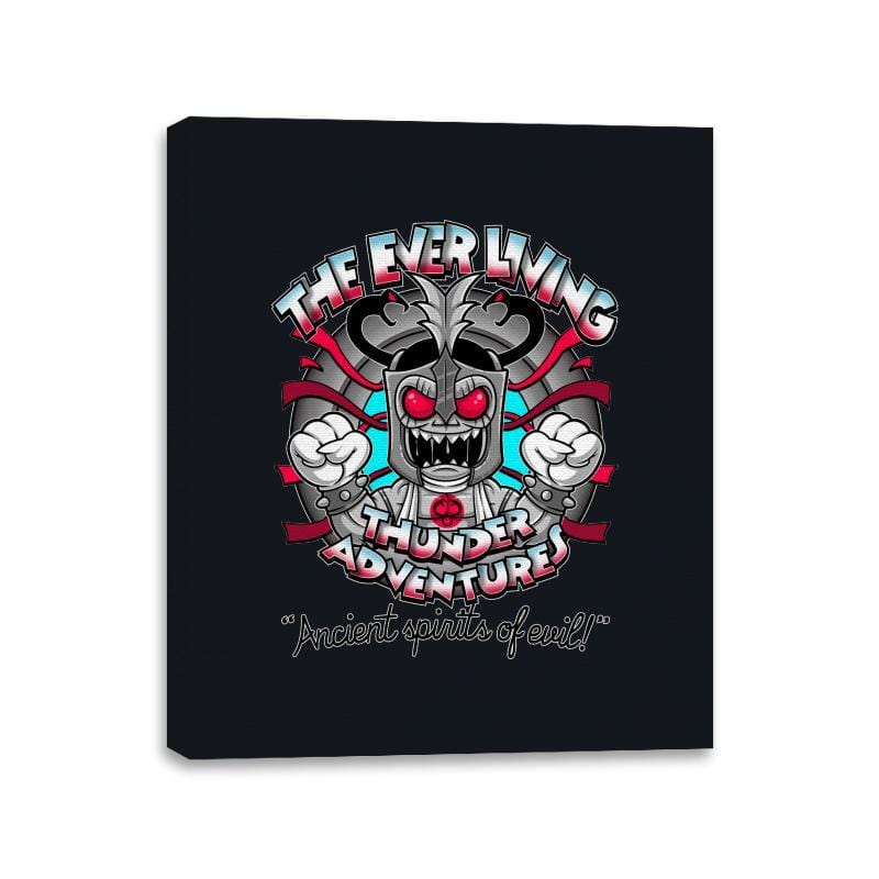 Thunder Adventures - Canvas Wraps Canvas Wraps RIPT Apparel 11x14 / Black