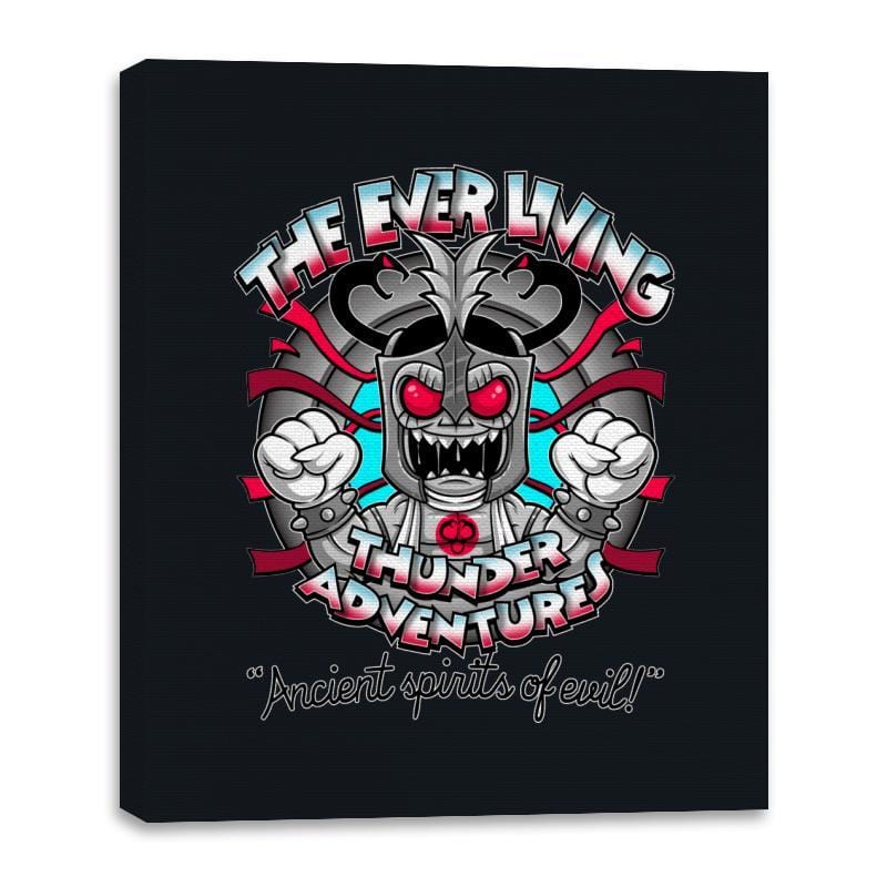 Thunder Adventures - Canvas Wraps Canvas Wraps RIPT Apparel 16x20 / Black