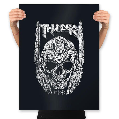 Thunder Redux - Prints Posters RIPT Apparel 18x24 / Black