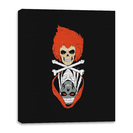 Thunder Skulls - Canvas Wraps Canvas Wraps RIPT Apparel 16x20 / Black