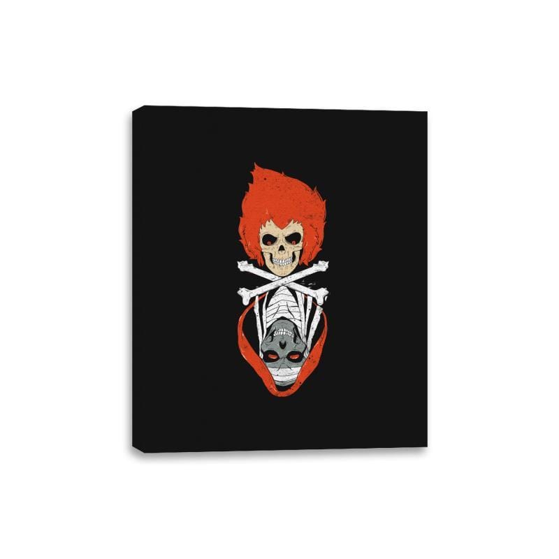 Thunder Skulls - Canvas Wraps Canvas Wraps RIPT Apparel 8x10 / Black