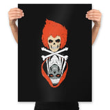 Thunder Skulls - Prints Posters RIPT Apparel 18x24 / Black