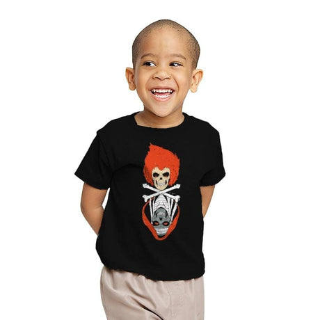 Thunder Skulls - Youth T-Shirts RIPT Apparel X-small / Black