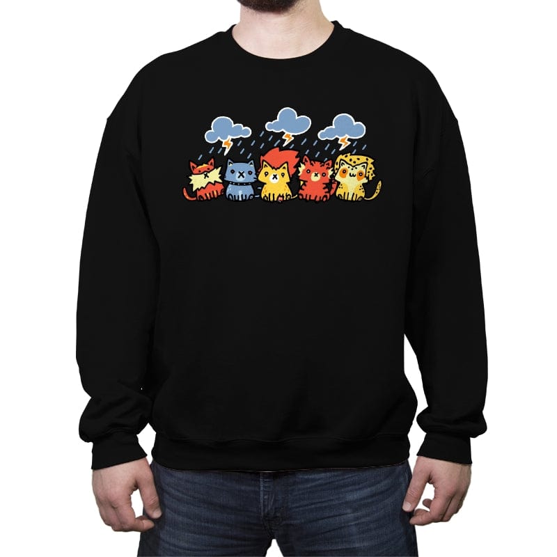 Thunder Thunder - Crew Neck Sweatshirt Crew Neck Sweatshirt RIPT Apparel Small / Black