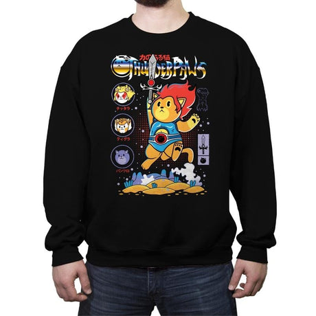 Thunderpaws - Crew Neck Sweatshirt Crew Neck Sweatshirt RIPT Apparel