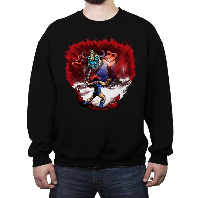 Thundervania - Crew Neck Sweatshirt Crew Neck Sweatshirt RIPT Apparel Small / Black