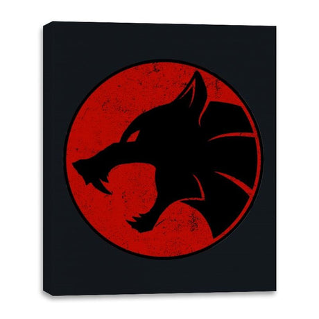 Thunderwolves - Canvas Wraps Canvas Wraps RIPT Apparel 8x10 / Black