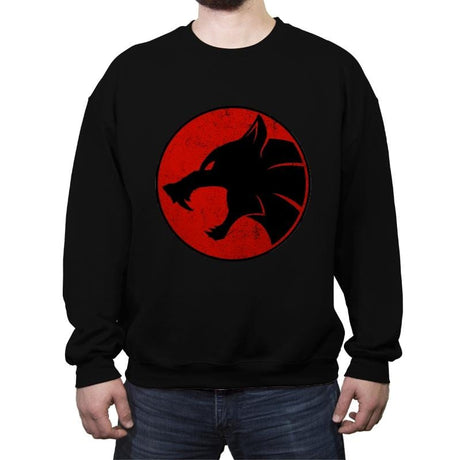 Thunderwolves - Crew Neck Sweatshirt Crew Neck Sweatshirt RIPT Apparel Small / Black