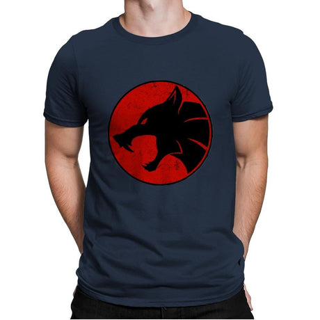 Thunderwolves - Mens Premium T-Shirts RIPT Apparel Small / Midnight Navy