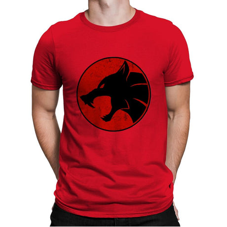 Thunderwolves - Mens Premium T-Shirts RIPT Apparel Small / Red
