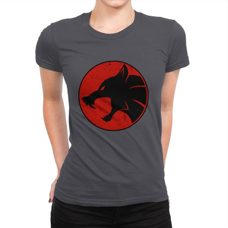 Thunderwolves - Womens Premium T-Shirts RIPT Apparel Small / Heavy Metal