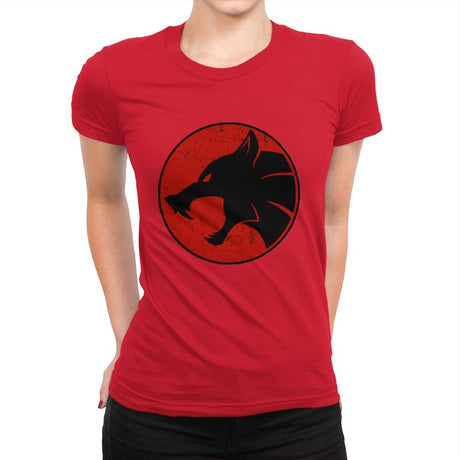 Thunderwolves - Womens Premium T-Shirts RIPT Apparel Small / Red