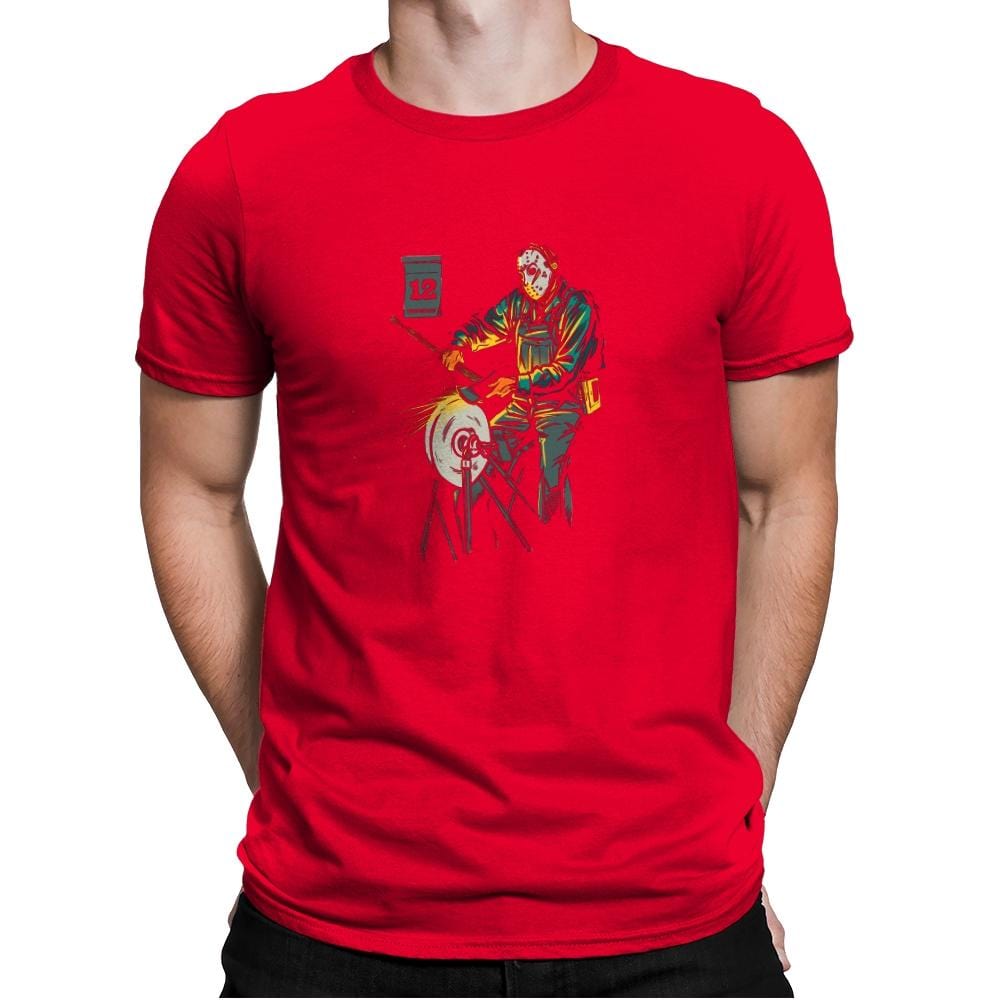 Thursday Night - Mens Premium T-Shirts RIPT Apparel Small / Red