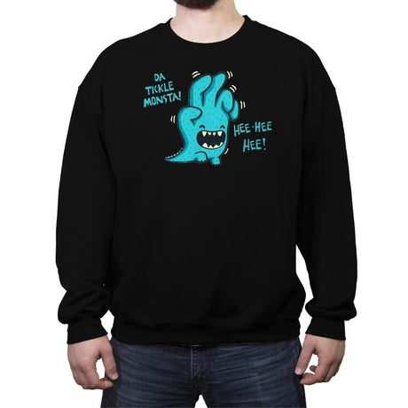 Tickle Monster - Crew Neck Sweatshirt Crew Neck Sweatshirt RIPT Apparel Small / Black