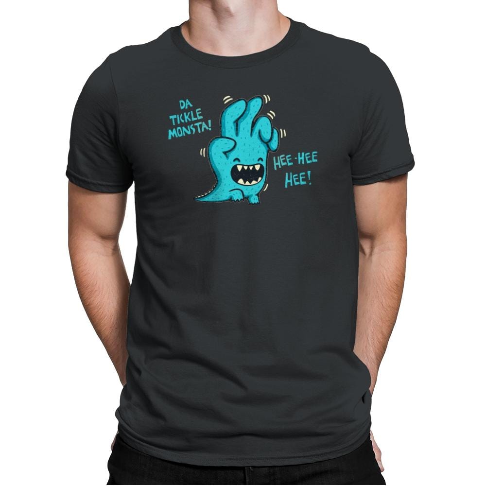 Tickle Monster - Mens Premium T-Shirts RIPT Apparel Small / Heavy Metal