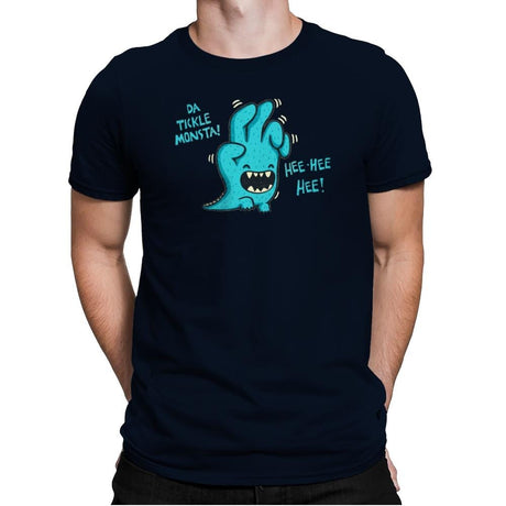 Tickle Monster - Mens Premium T-Shirts RIPT Apparel Small / Midnight Navy
