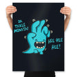 Tickle Monster - Prints Posters RIPT Apparel 18x24 / Black