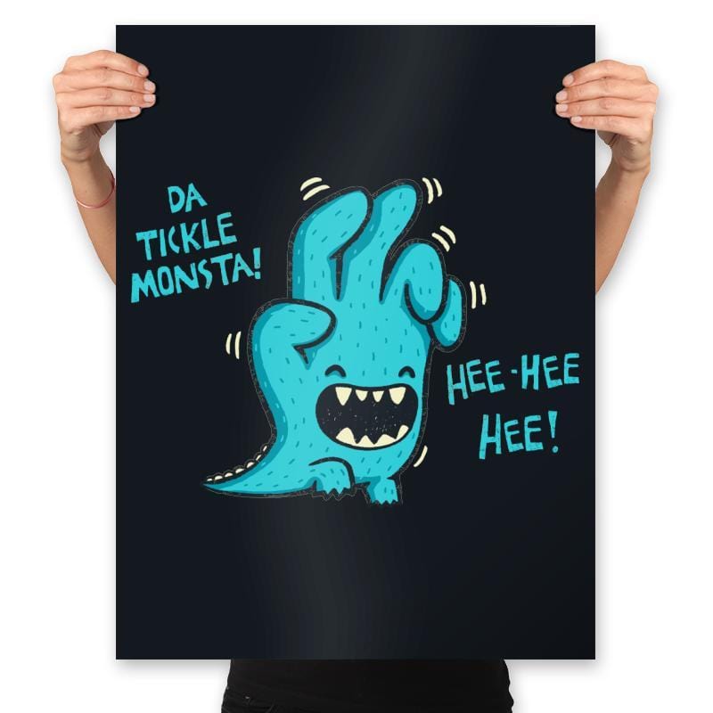 Tickle Monster - Prints Posters RIPT Apparel 18x24 / Black