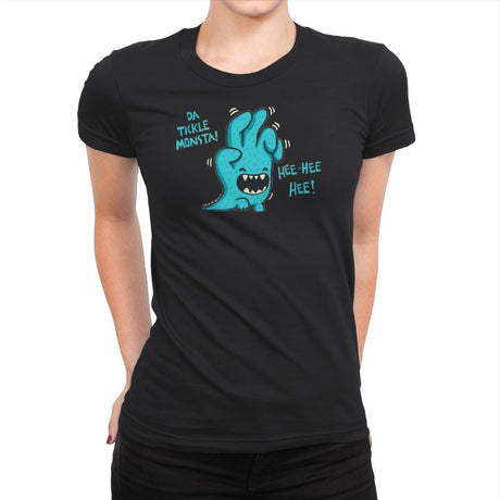 Tickle Monster - Womens Premium T-Shirts RIPT Apparel Small / Black